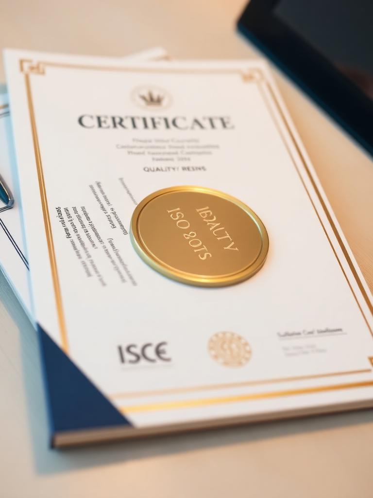 ISO certificate